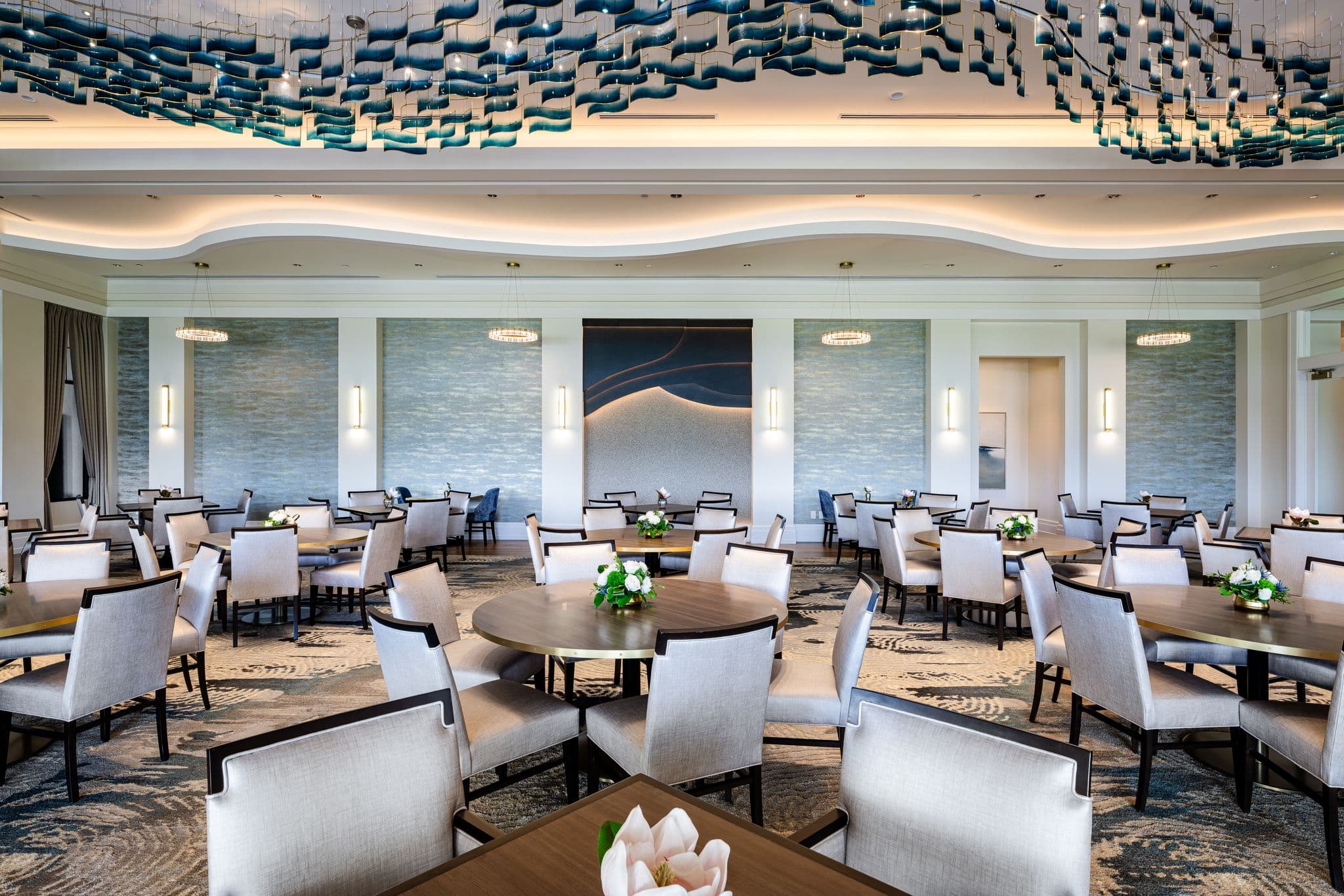 The main dining room