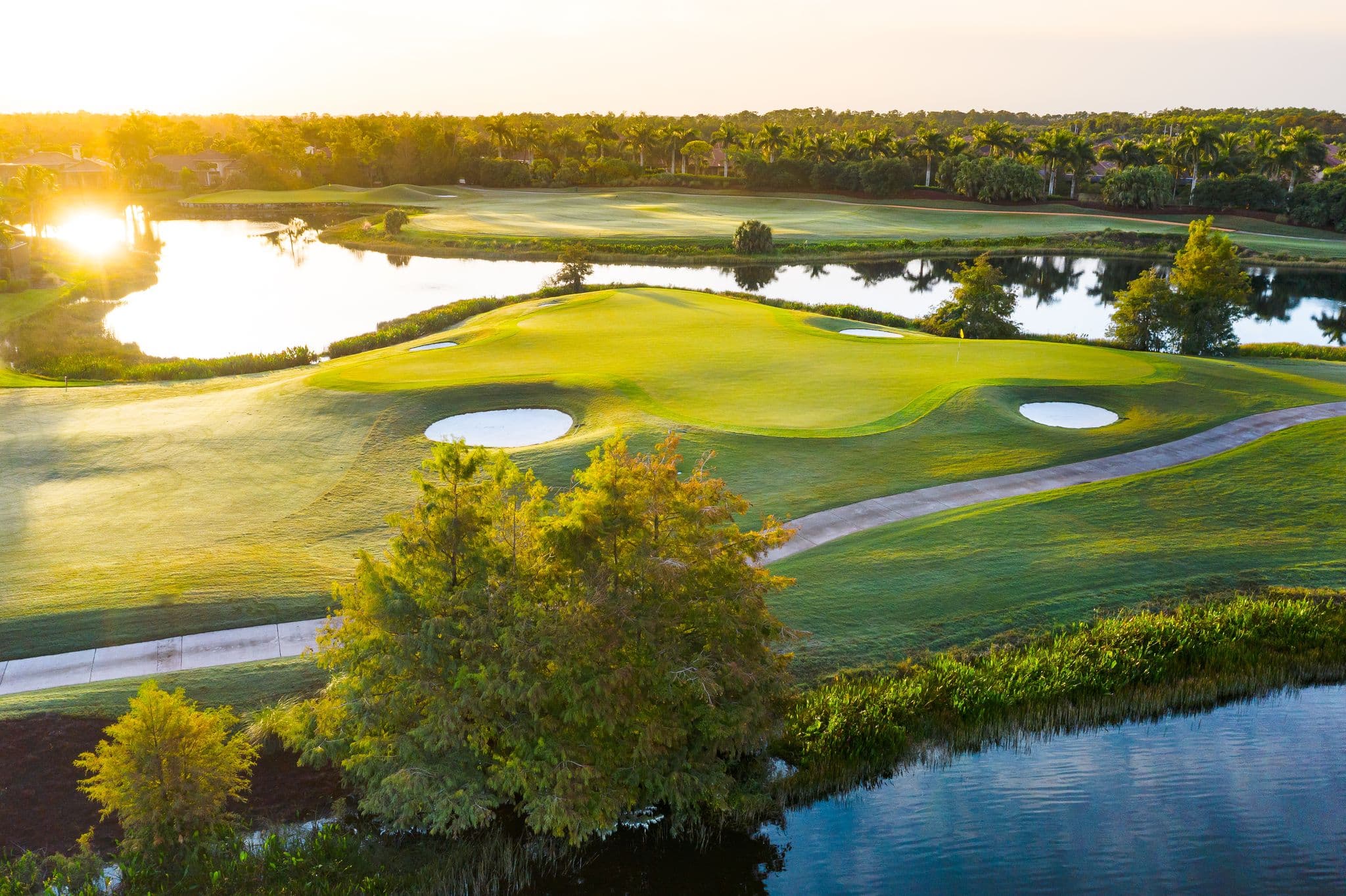 The golf course at Olde Cypress